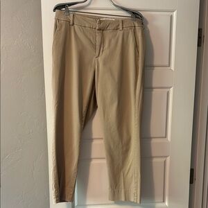 Liverpool Split hem twill crop